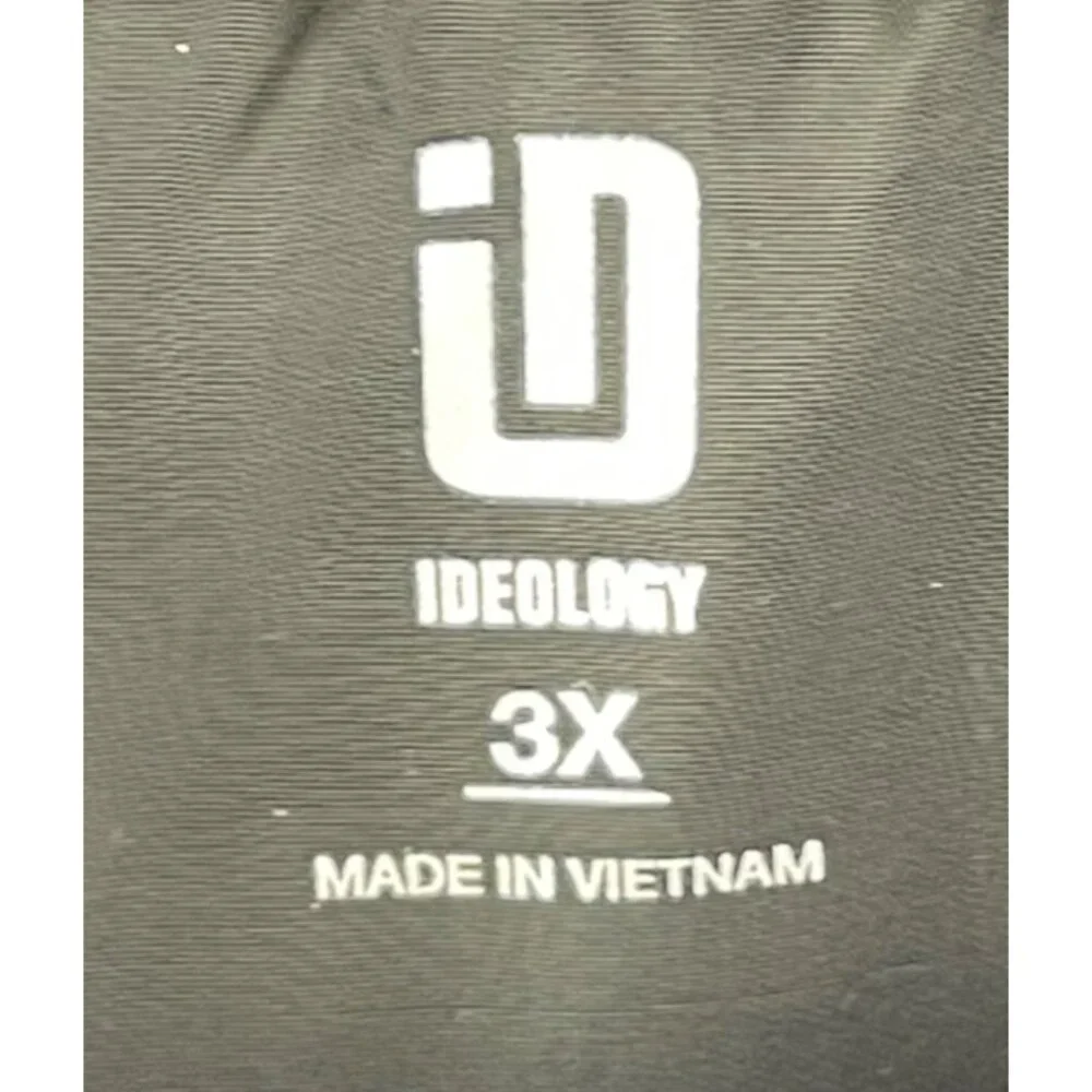 ID Ideology Womens Puffer Vest 3X Deep Black, purple with Speckle foil design - Picture 7 of 9